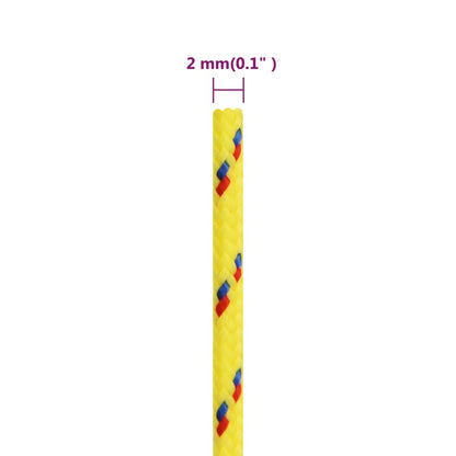 Bootsseil Gelb 2 mm 25 m Polypropylen