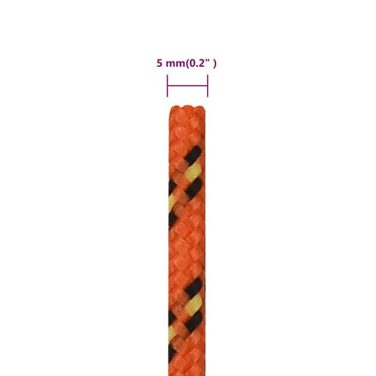 Bootsseil Orange 5 mm 500 m Polypropylen