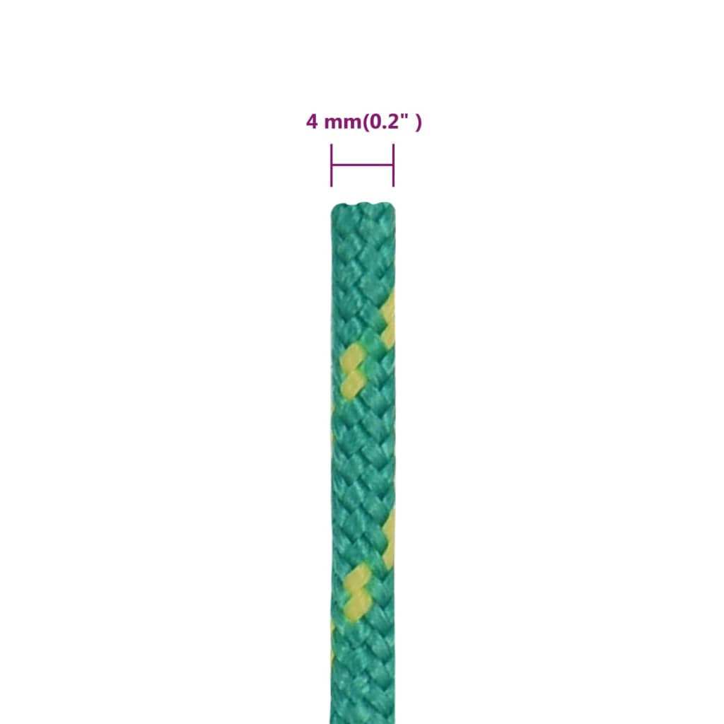 Boat Rope Green 4 mm 500 m Polypropylen
