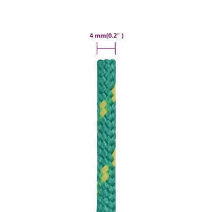 Boat Rope Green 4 mm 500 m Polypropylen
