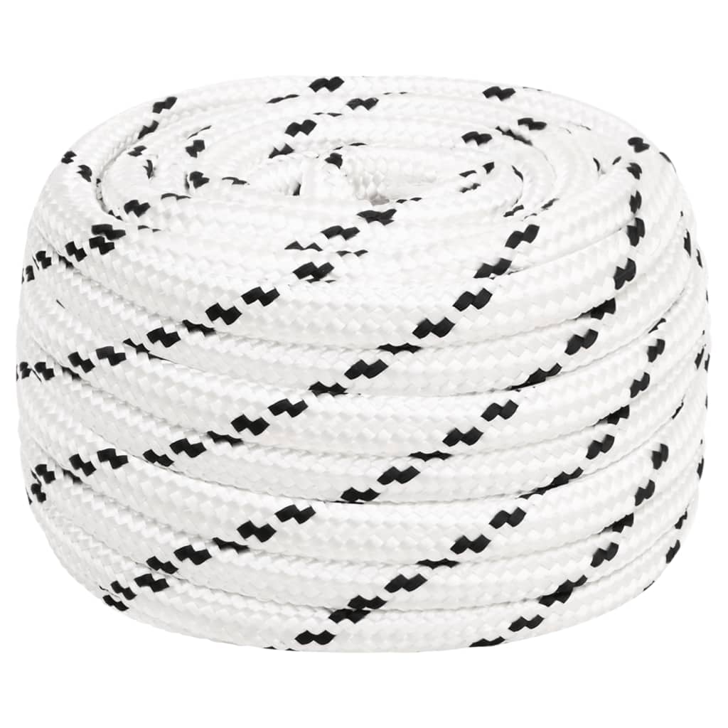 Arbeitsseil Weiß 16 mm 100 m Polyester
