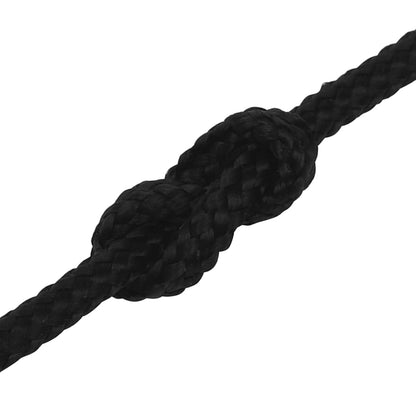 Arbeitsseil Schwarz 2 mm 25 m Polyester