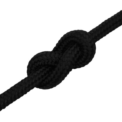 Arbejdsreb Sort 16 mm 100 m Polyester