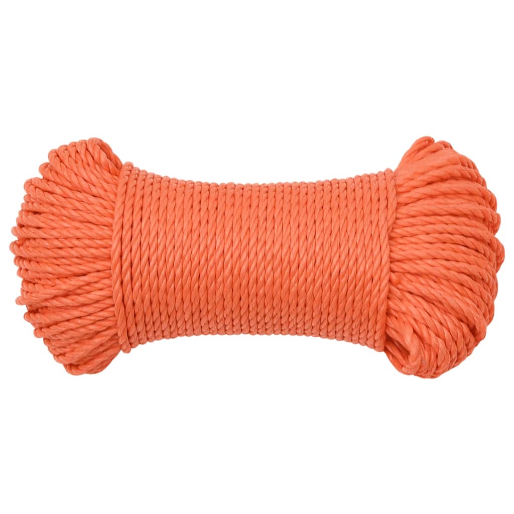 Arbeitsseil Orange 3 mm 25 m Polypropylen