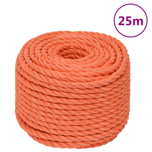 Arbeitsseil Orange 24 mm 25 m Polypropylen