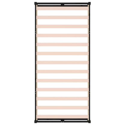 Massivholzbett Schwarz 90x200 cm