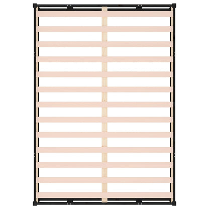 Massivholzbett Schwarz 120x200 cm