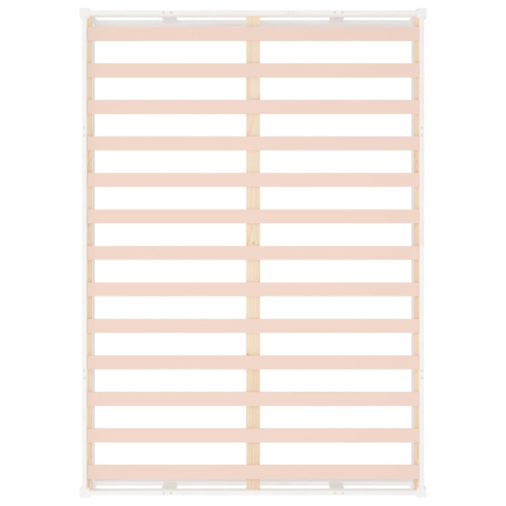 Massivholzbett Weiß 140x200 cm