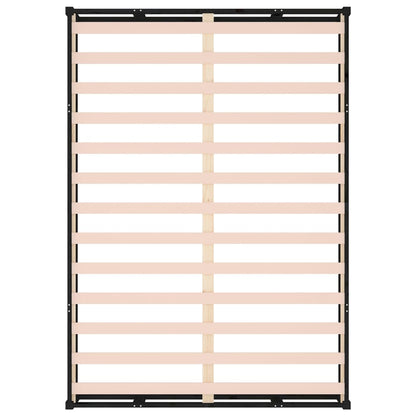 Massivholzbett Schwarz 140x200 cm