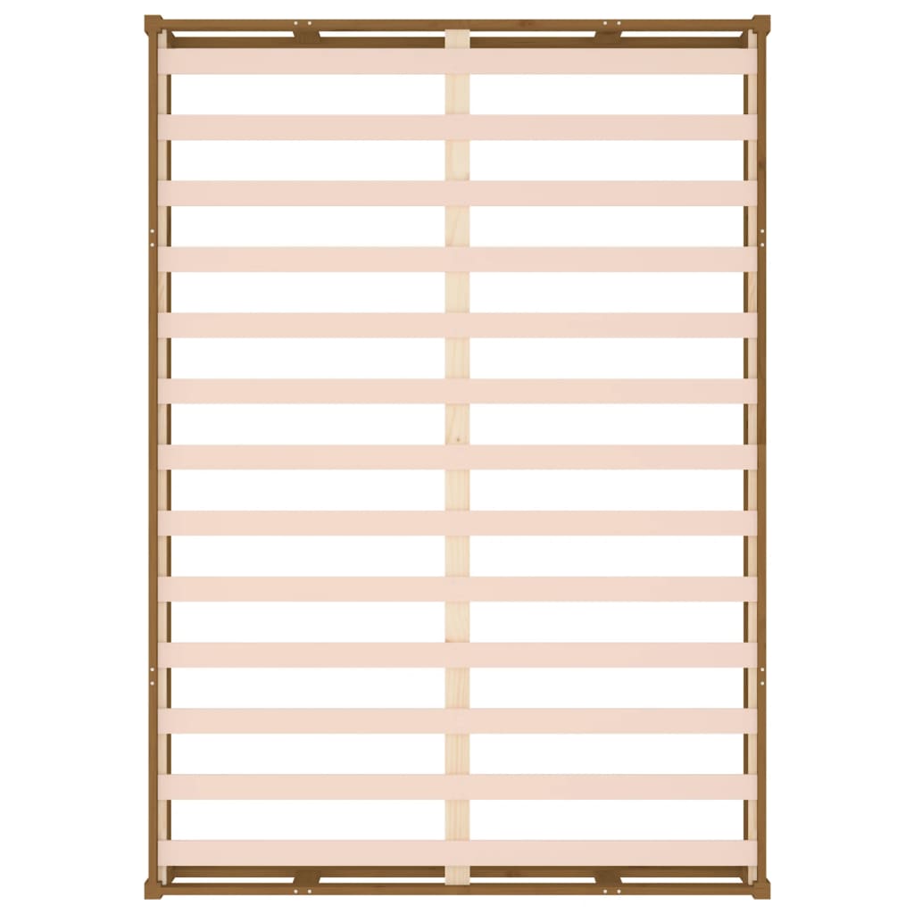 Massivholzbett Honigbraun 150x200 cm