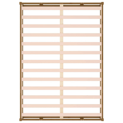 Massivholzbett Honigbraun 120x190 cm