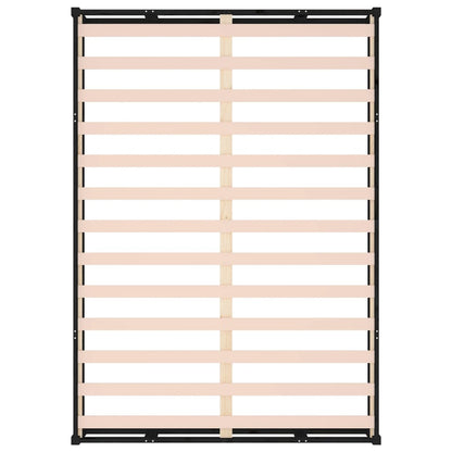 Massivholzbett Schwarz 120x190 cm