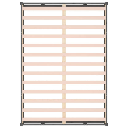 Massivholzbett Grau 135x190 cm