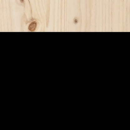 Kopfteil 75x3x80cm Massivholz Kiefer