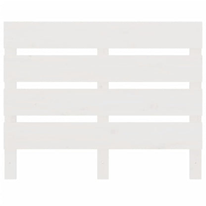 Kopfteil Weiß 75x3x80 cm Massivholz Kiefer