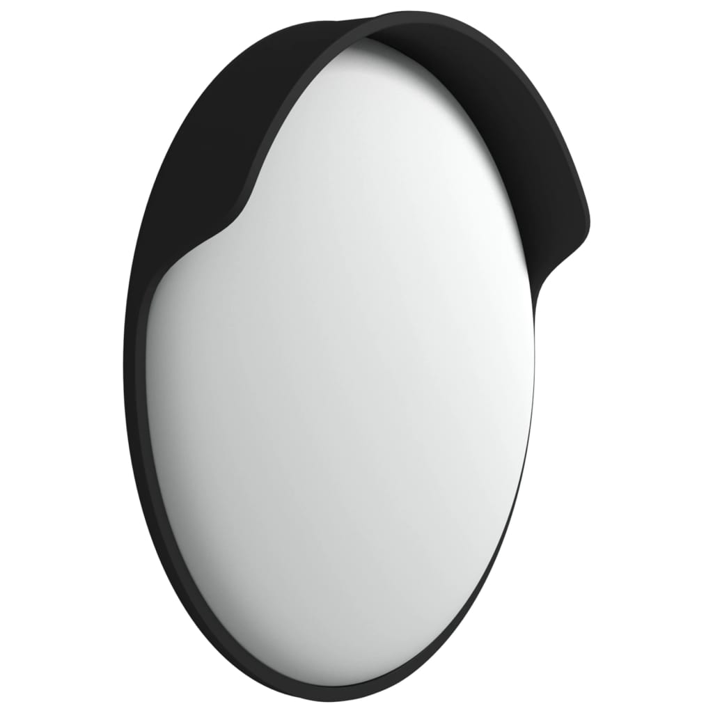 Verkehrsspiegel Konvex Outdoor Schwarz Ø45 cm Polycarbonat