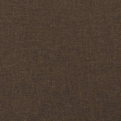 Sitzbank Dunkelbraun 70x30x30 cm Stoff
