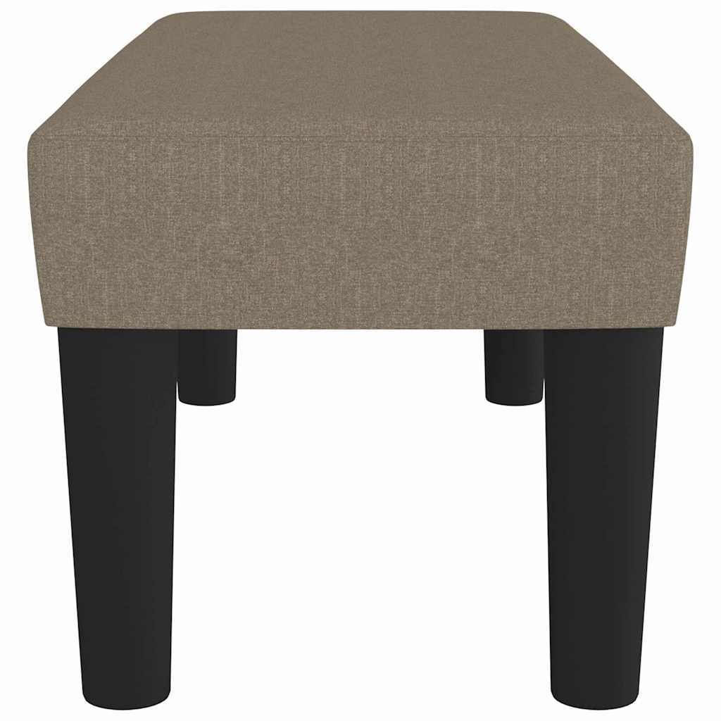 Sitzbank Taupe 70x30x30 cm Stoff