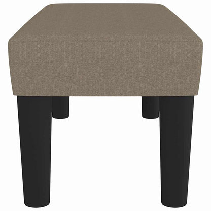 Sitzbank Taupe 70x30x30 cm Stoff