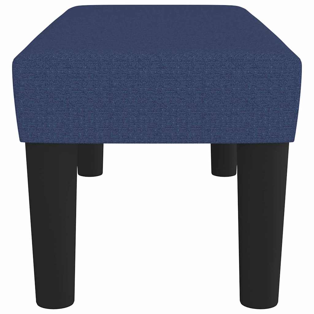 Sitzbank Blau 70x30x30 cm Stoff
