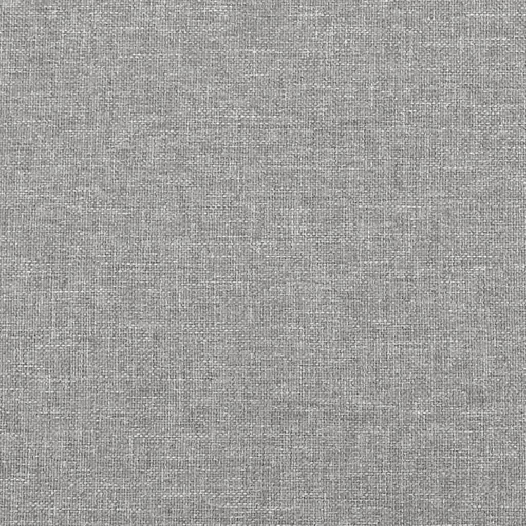 Sitzbank Hellgrau 70x30x30 cm Stoff