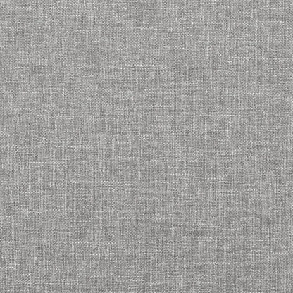 Sitzbank Hellgrau 70x30x30 cm Stoff