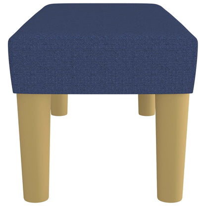 Sitzbank Blau 70x30x30 cm Stoff
