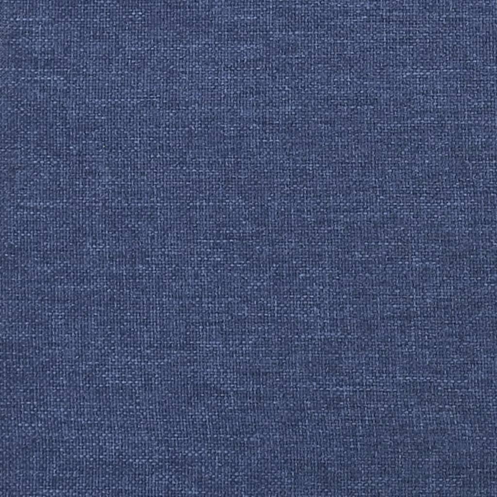 Sitzbank Blau 70x30x30 cm Stoff