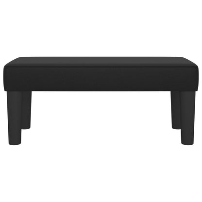 Sitzbank Schwarz 70x30x30 cm Kunstleder