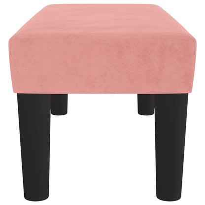 Sitzbank Rosa 70x30x30 cm Samt