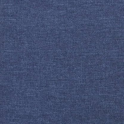 Sitzbank Blau 100x30x30 cm Stoff