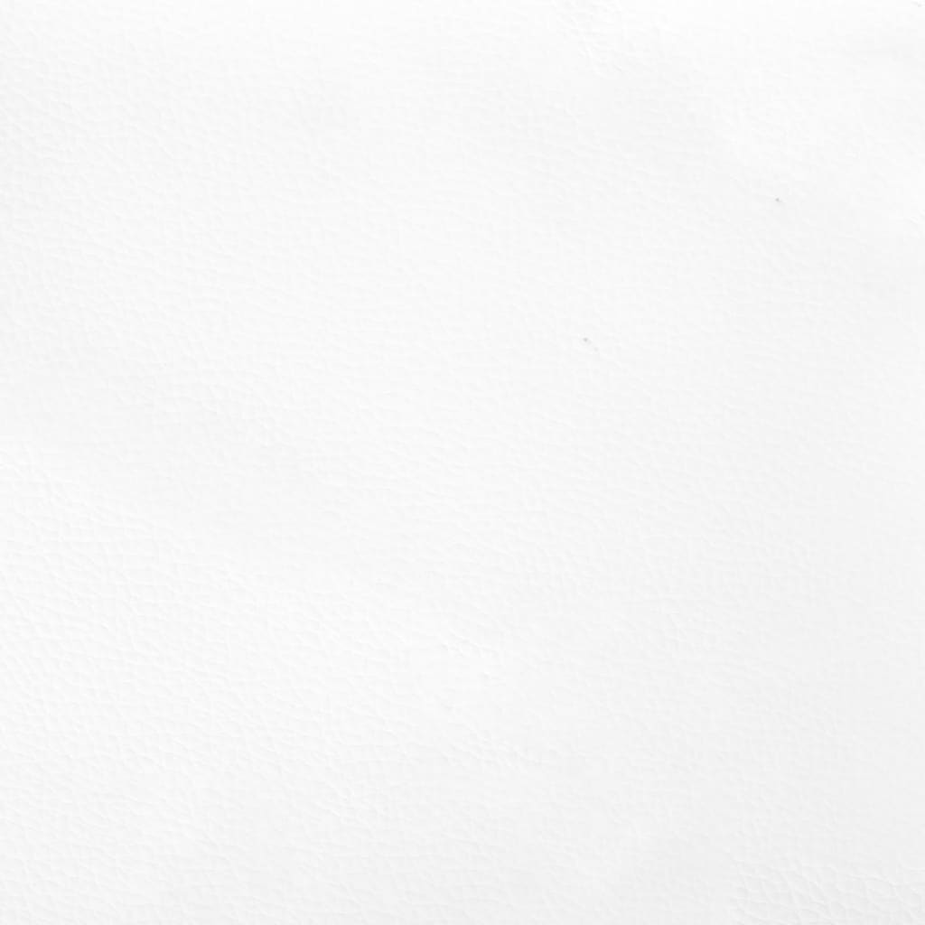 Sitzbank Weiß 100x30x30 cm Kunstleder