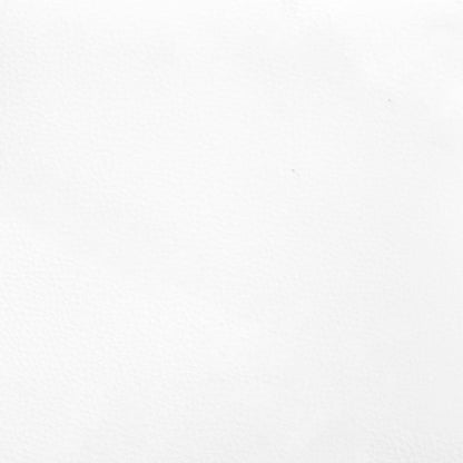 Sitzbank Weiß 100x30x30 cm Kunstleder