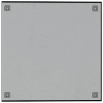 Magnettafel Wandmontage Schwarz 60x60 cm  Hartglas