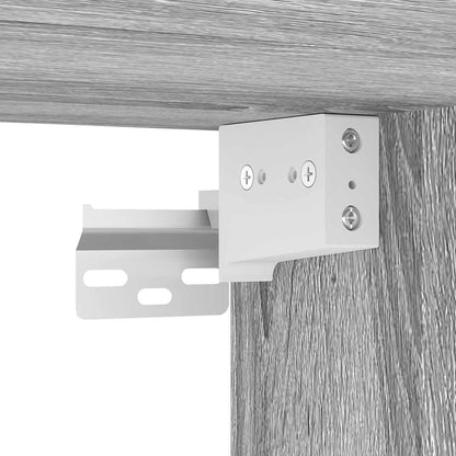 4-tlg. TV-Schrank-Set Grau Sonoma Holzwerkstoff