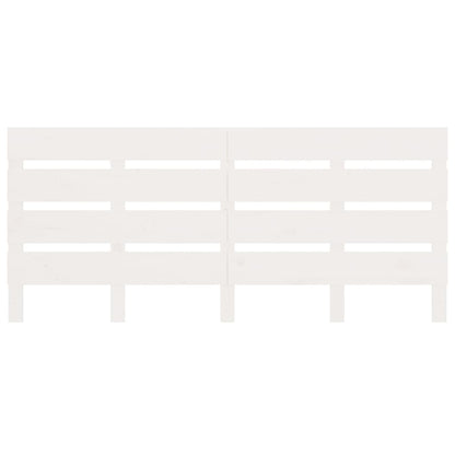 Massivholzbett ohne Matratze Weiß 135x190 cm Kiefernholz