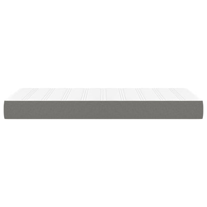 Taschenfederkernmatratze Dunkelgrau 80x200x20 cm Stoff