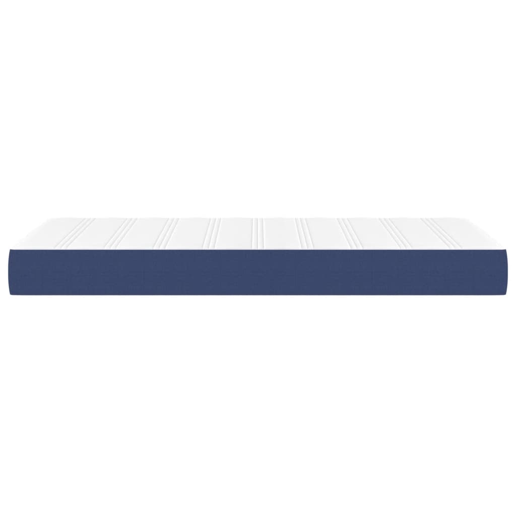 Taschenfederkernmatratze Blau 80x200x20 cm Stoff
