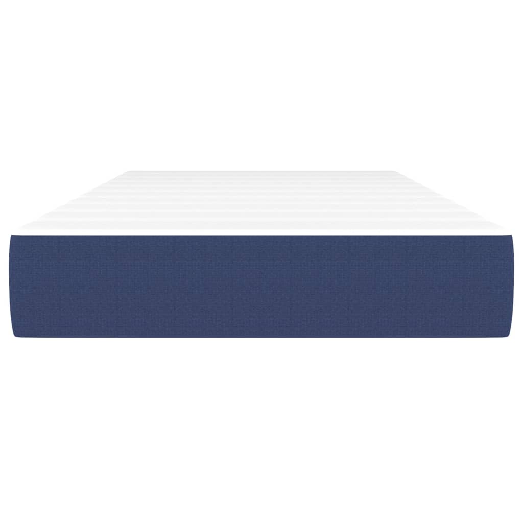 Taschenfederkernmatratze Blau 90x190x20 cm Stoff