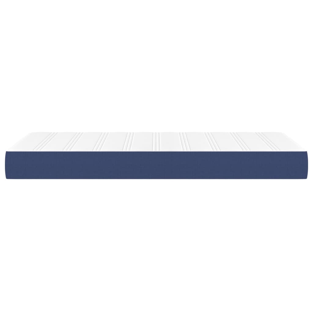 Taschenfederkernmatratze Blau 90x190x20 cm Stoff