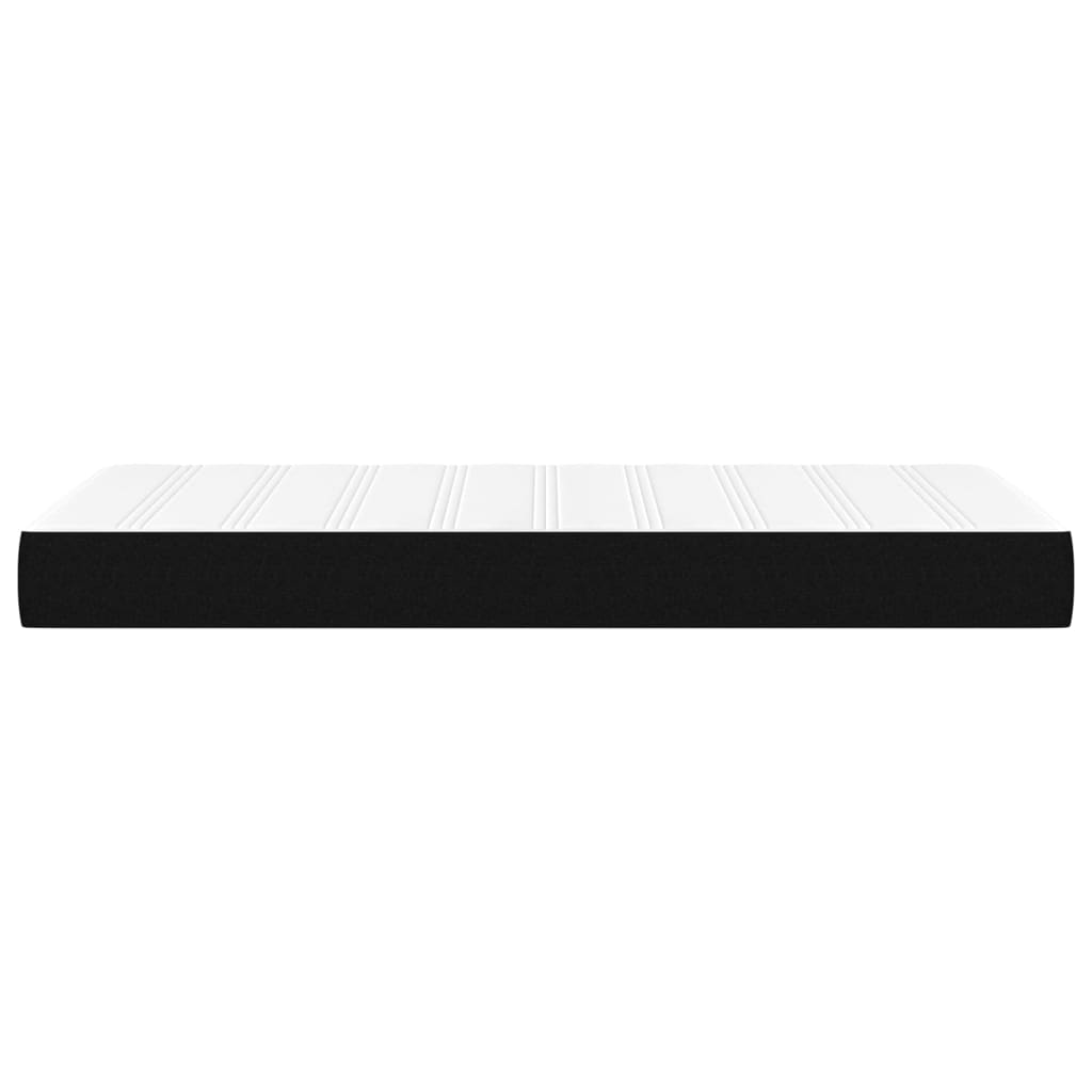Taschenfederkernmatratze Schwarz 90x200x20 cm Stoff