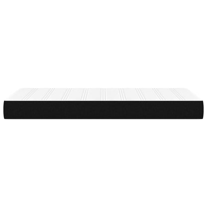 Taschenfederkernmatratze Schwarz 90x200x20 cm Stoff