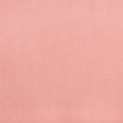 Taschenfederkernmatratze Rosa 100x200x20 cm Samt