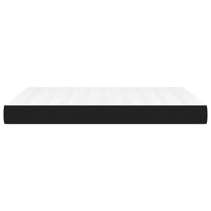 Taschenfederkernmatratze Schwarz 140x200x20 cm Stoff