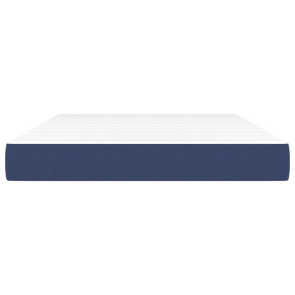Taschenfederkernmatratze Blau 140x200x20 cm Stoff