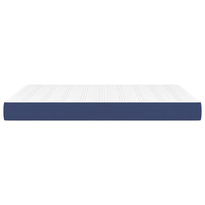 Taschenfederkernmatratze Blau 140x200x20 cm Stoff