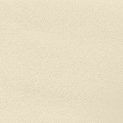 Taschenfederkernmatratze Creme 140x200x20 cm Kunstleder