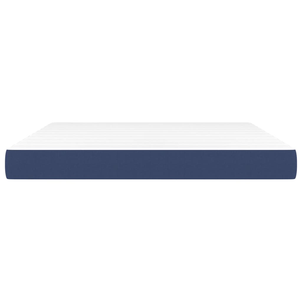 Taschenfederkernmatratze Blau 160x200x20 cm Stoff