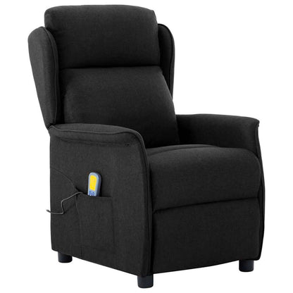 Massagesessel mit Kissen Schwarz 67.5 x 93.5 x 101.5 cm Stoff
