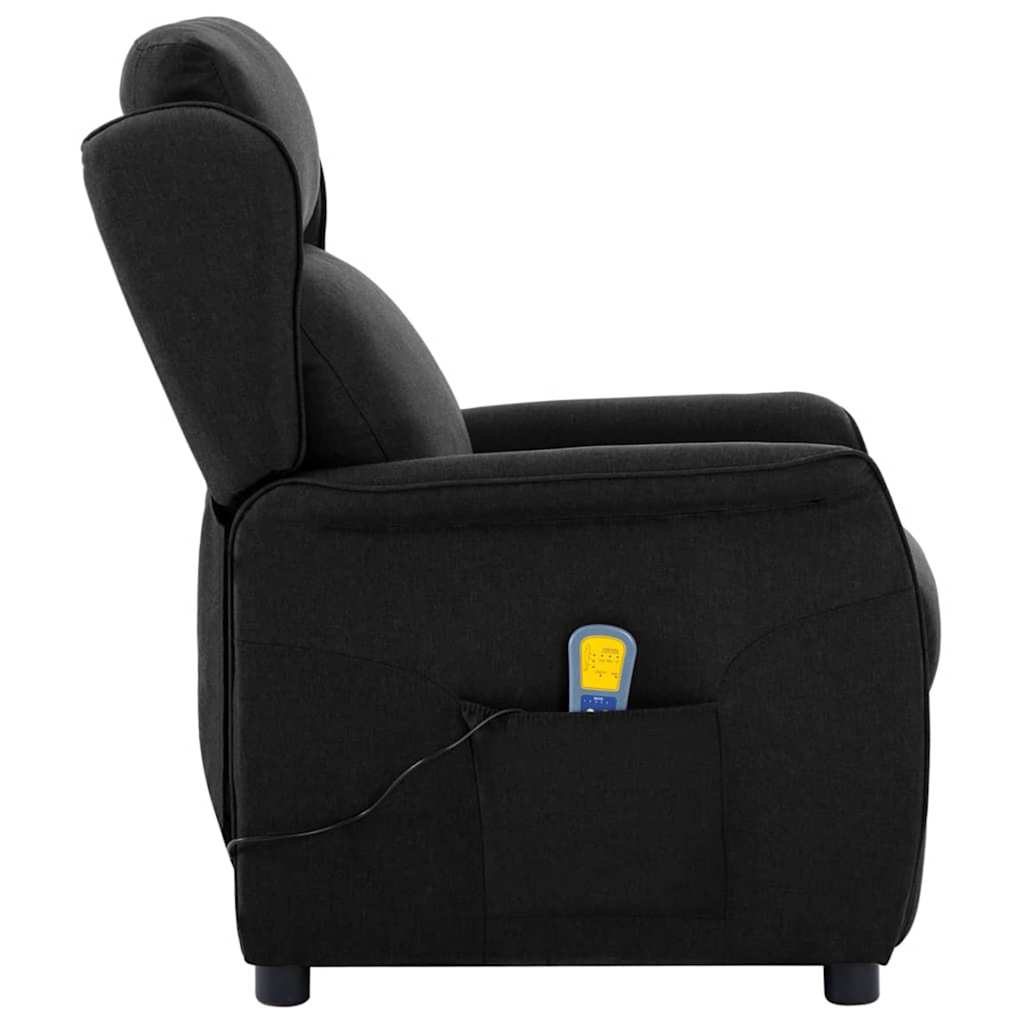 Massagesessel mit Kissen Schwarz 67.5 x 93.5 x 101.5 cm Stoff